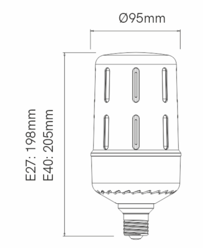 ARIA 30W HQL HQI Ersatz  E27  2.700K - 3.100Lm  |  5.000K - 3.550Lm
